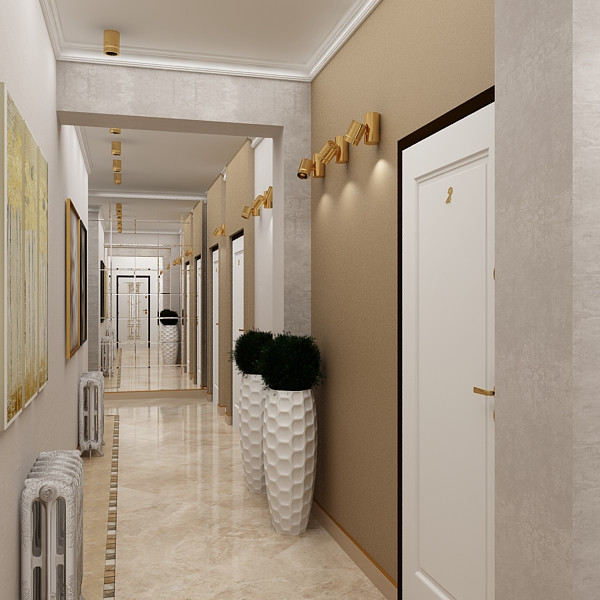 Холл, общий коридор