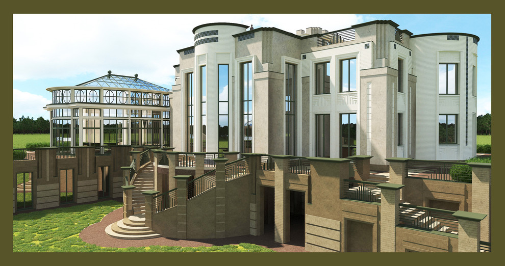 Главный дом 850м2 + бассейн + SPA комплекс (850м2)