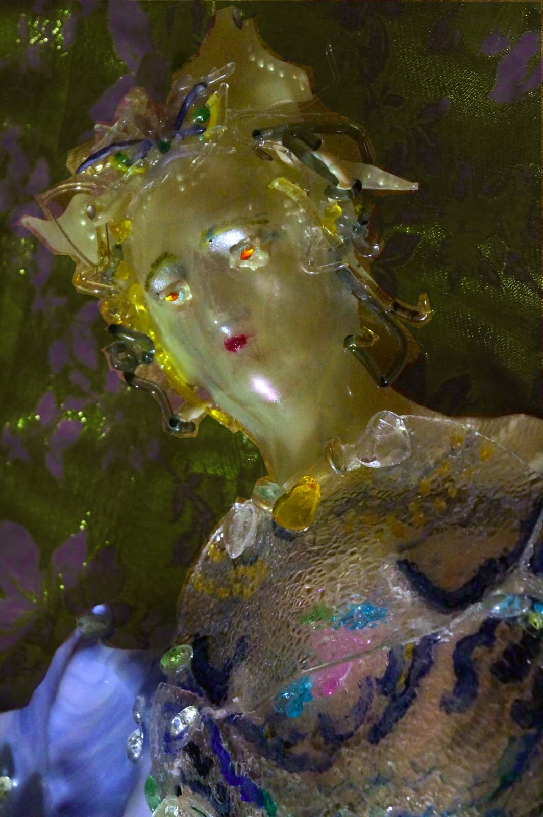 Обьемный витраж-витражные лампы в стиле тиффани.