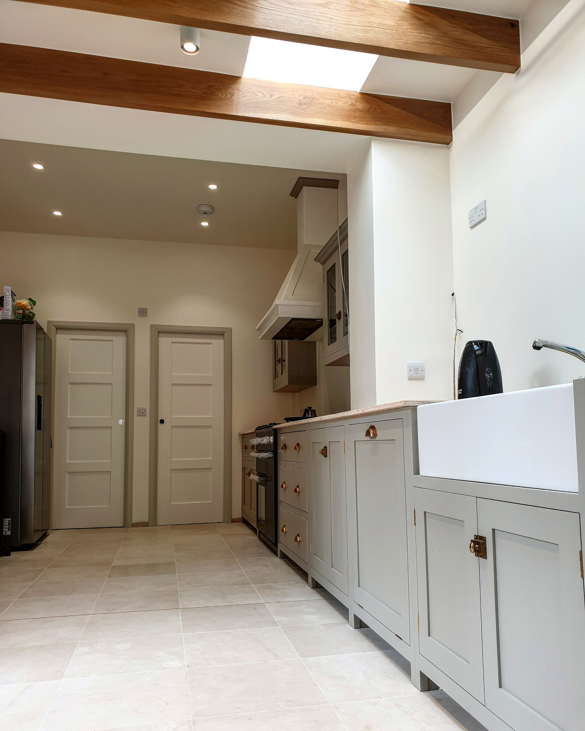 Wooden frame kitchen extension
