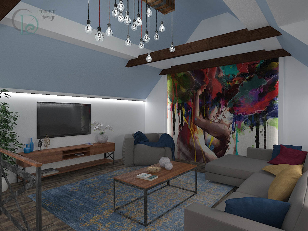 Яркий  смелый лофт