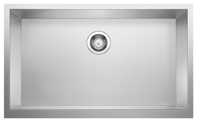 Blanco 524223 Precis 32"x19.5" Farmhouse Kitchen Sink Durinox Stainless Steel