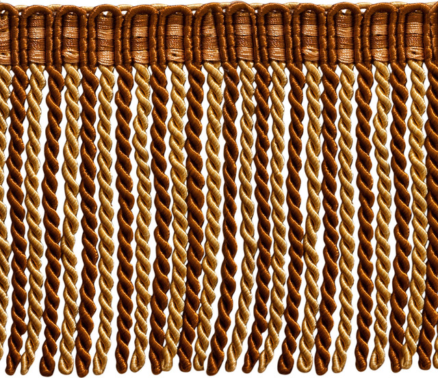 By The Yard Black 9/" Bullion Fringe Trim
