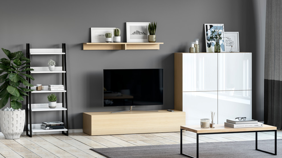 Визуализация Спальни для современной молодой семьи