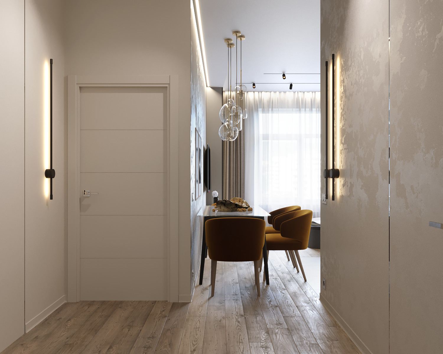 Проект квартиры в Москве 78 м2