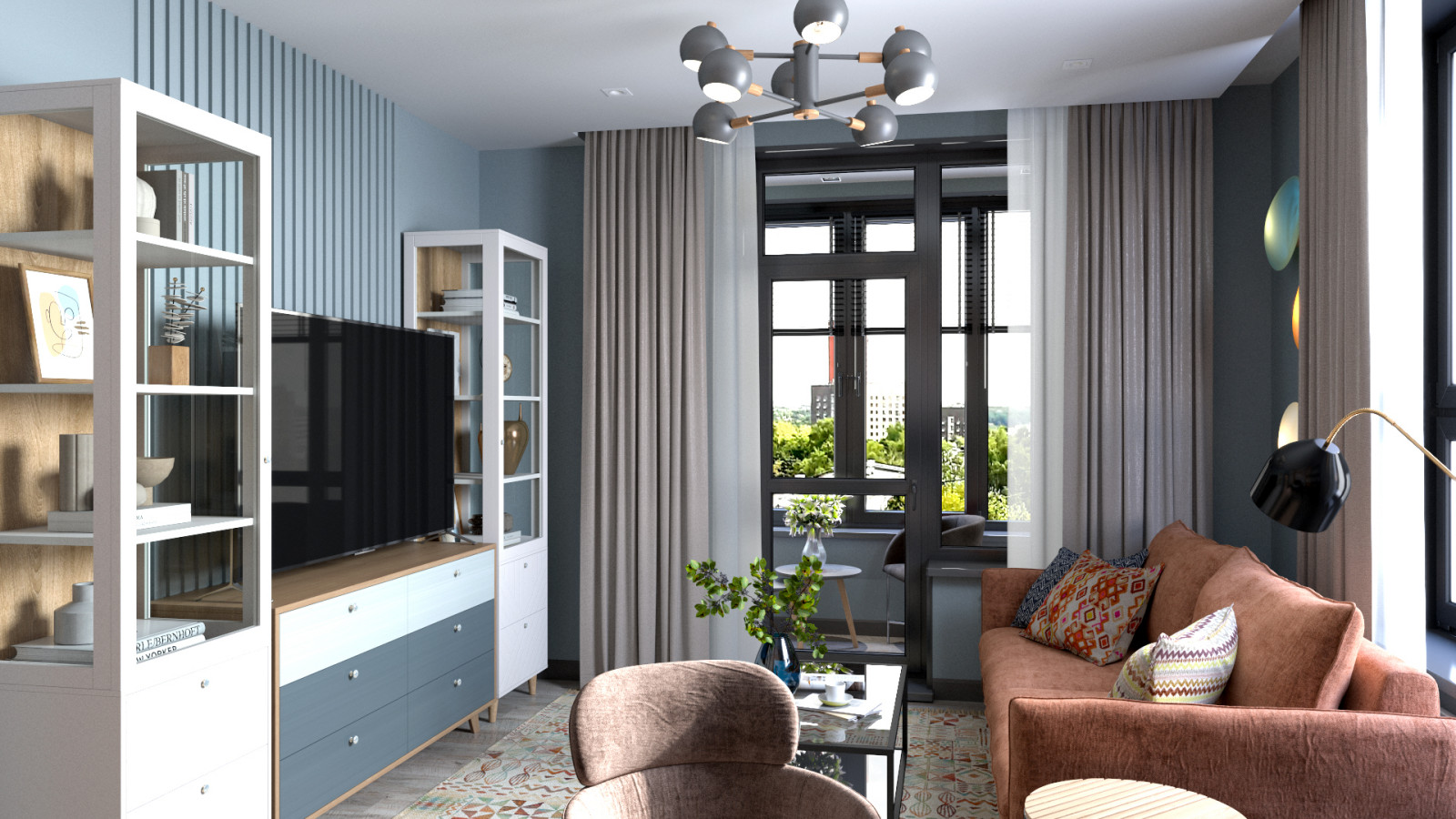 С видом на парк