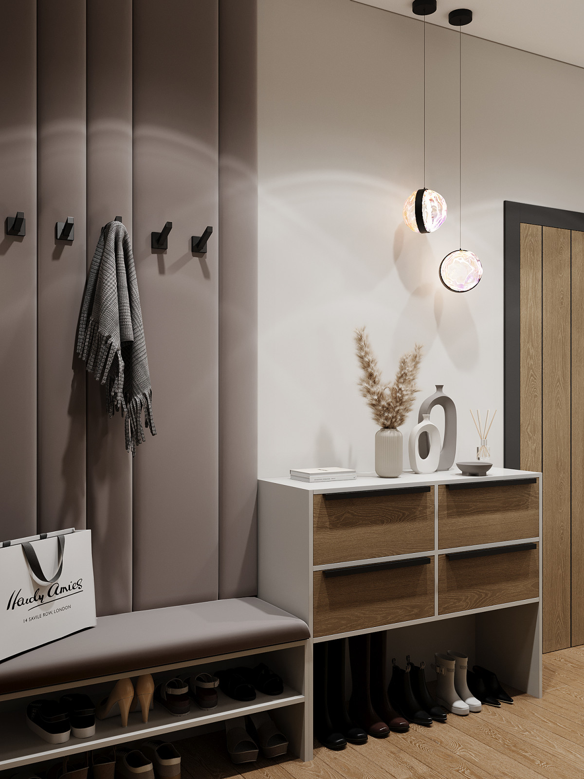 Дизайн квартиры в современном стиле с нотками сканди