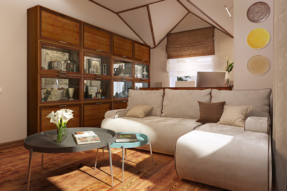 Интерьер кабинета в загородном доме