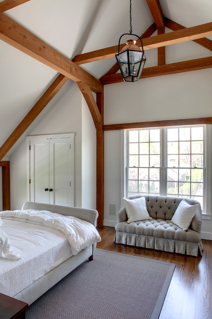 The Tate Post And Beam Barn Home Traditional Bedroom