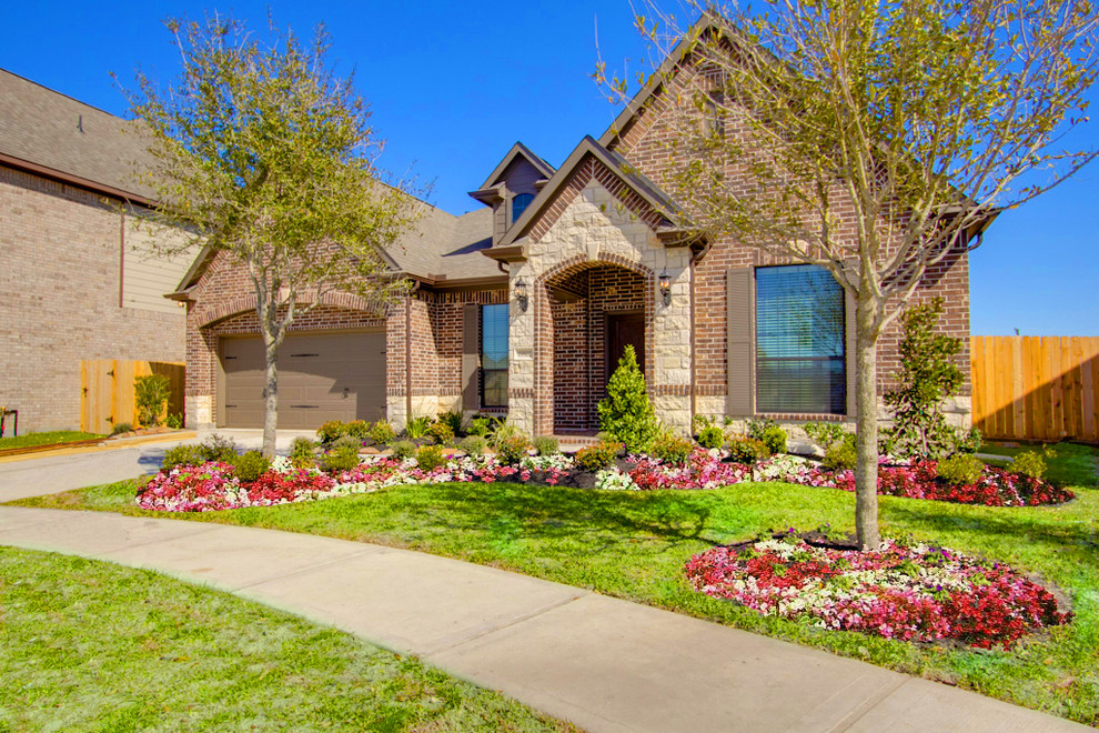 Newmark Homes Stonehenge Plan Traditional Exterior Houston by