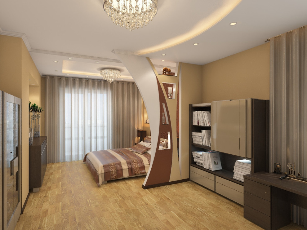 3D визуализация | Квартира в тёплых тонах