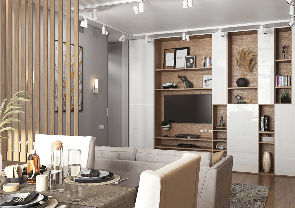 Квартира на Стародмитровской. Современный минимализм.