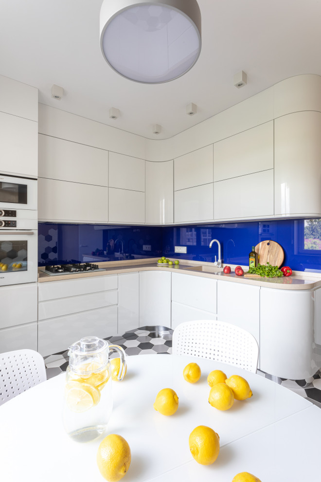 яркий интерьер квартиры 71 кв.м. в г. Калининграде