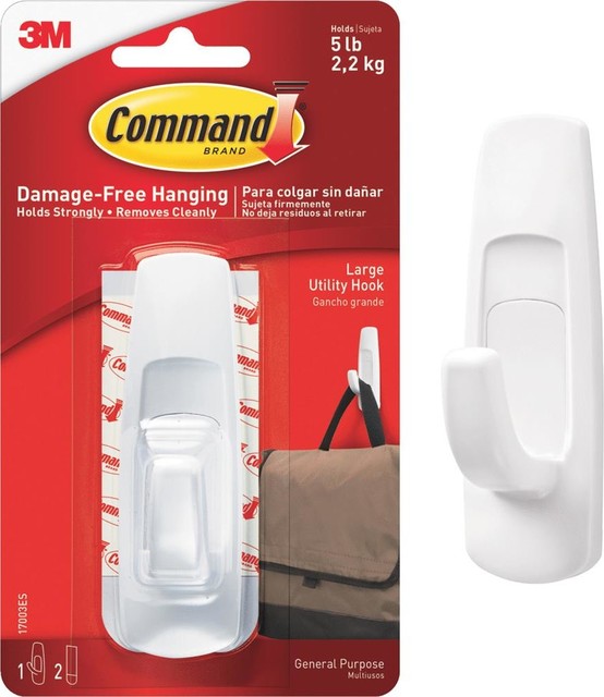 3m Command Large Utility Hook 17003es 6 Pack