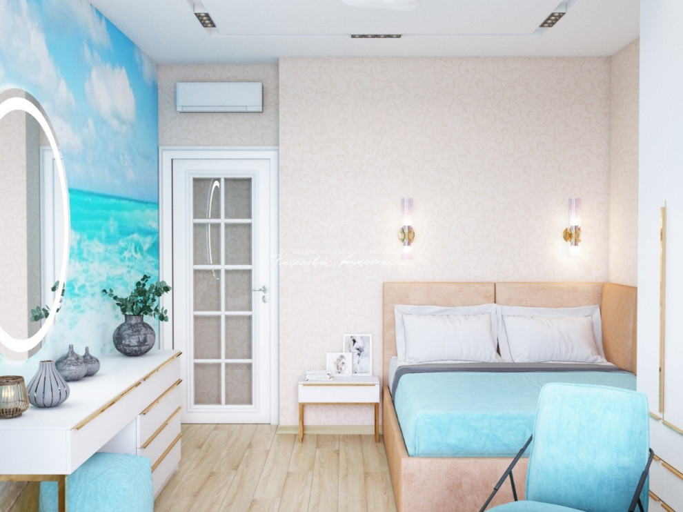 Современная квартира в Москве для молодой девушки