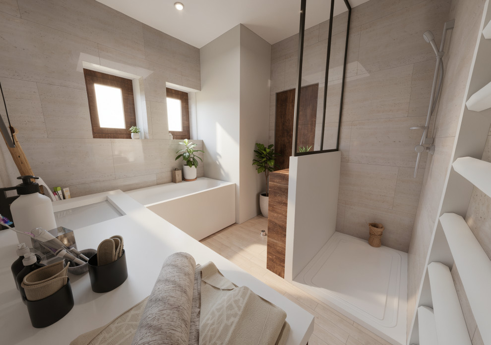 Réhabilitation et réagencement du rez-de-chaussée d’une ferme