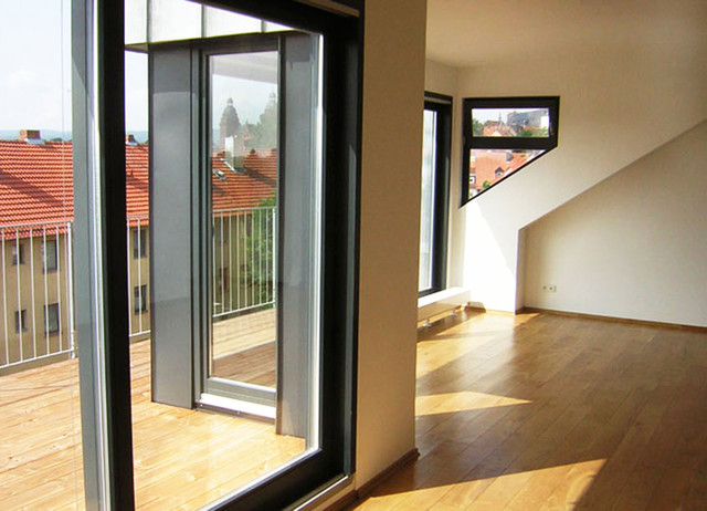 &Uuml;bergang Dachterrasse contemporary-deck