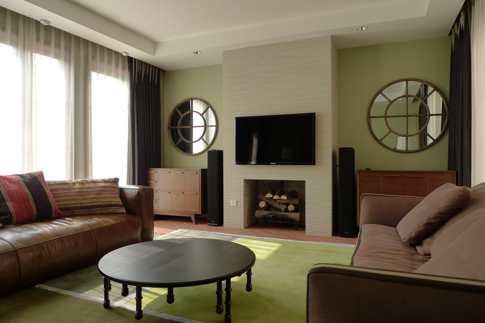 Stilmix Wohnzimmer in Düsseldorf