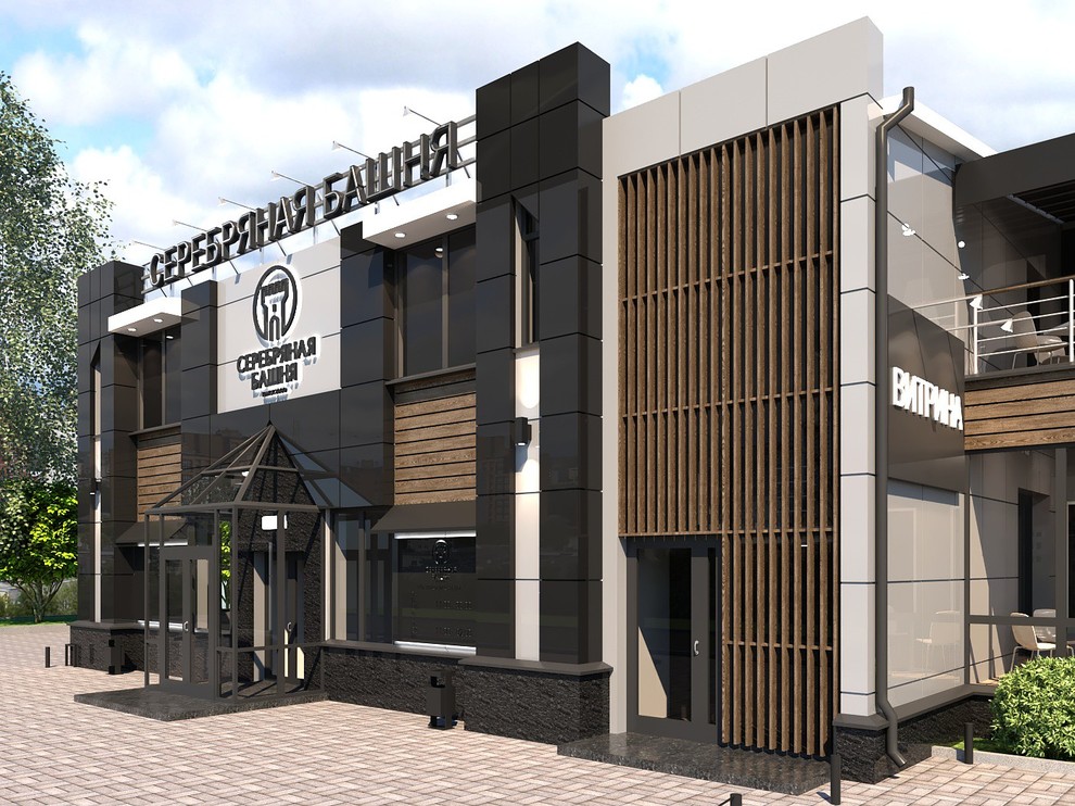 Дизайн-проект фасадов ресторана Серебряная Башня