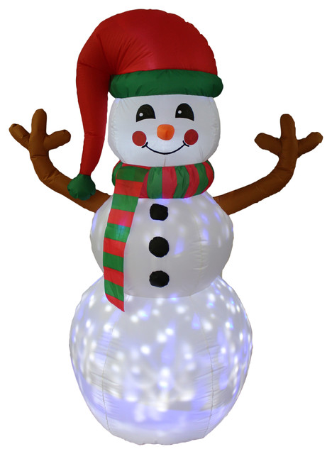 Christmas Inflatable Twinkle Snowman Yard Decoration 6