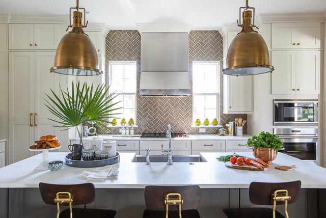 The Hampton Model Home transitional-kitchen