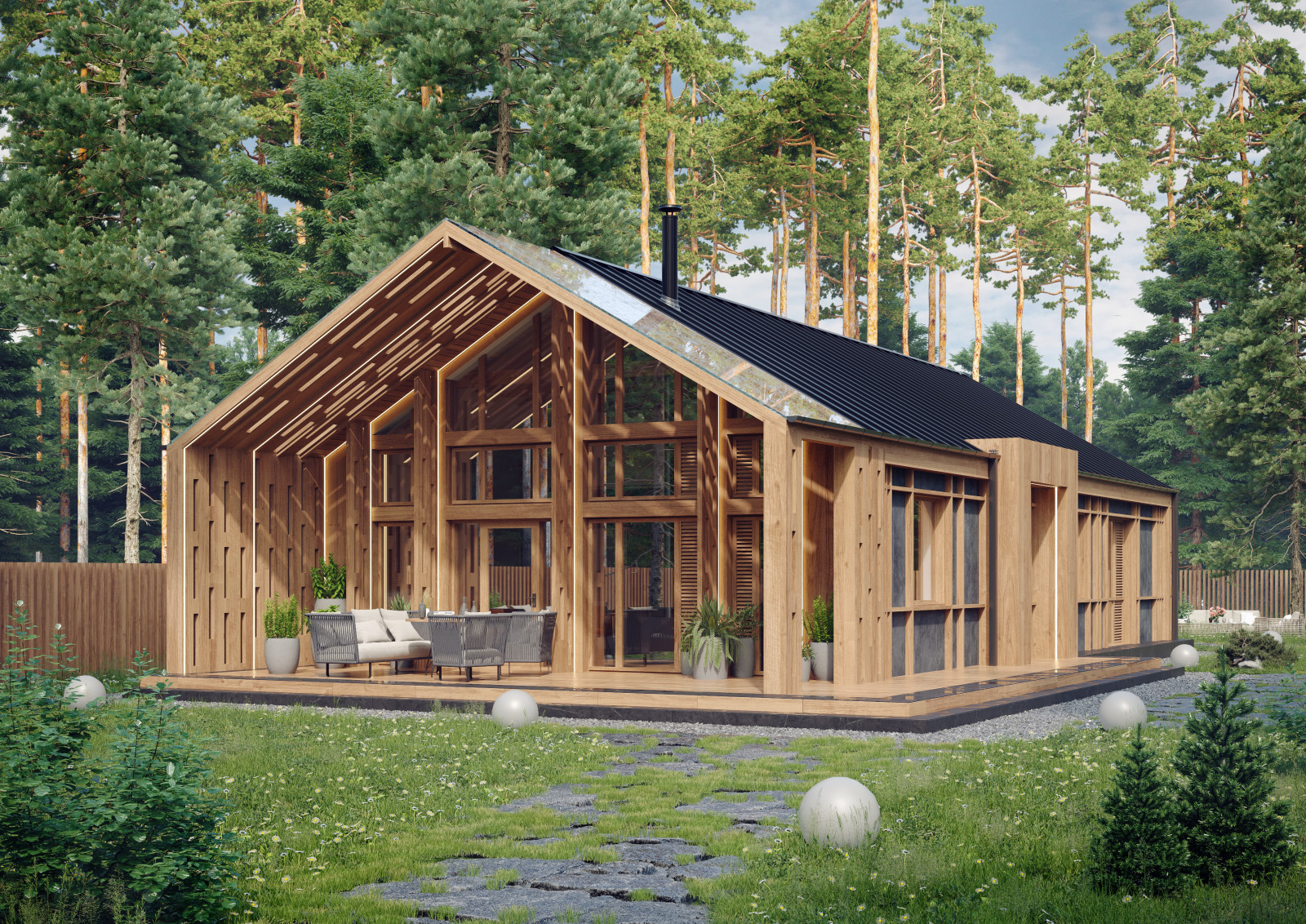 Barn House на Новой Риге