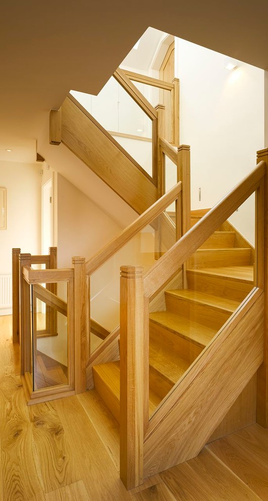 Design ideas for a modern staircase in Dublin.