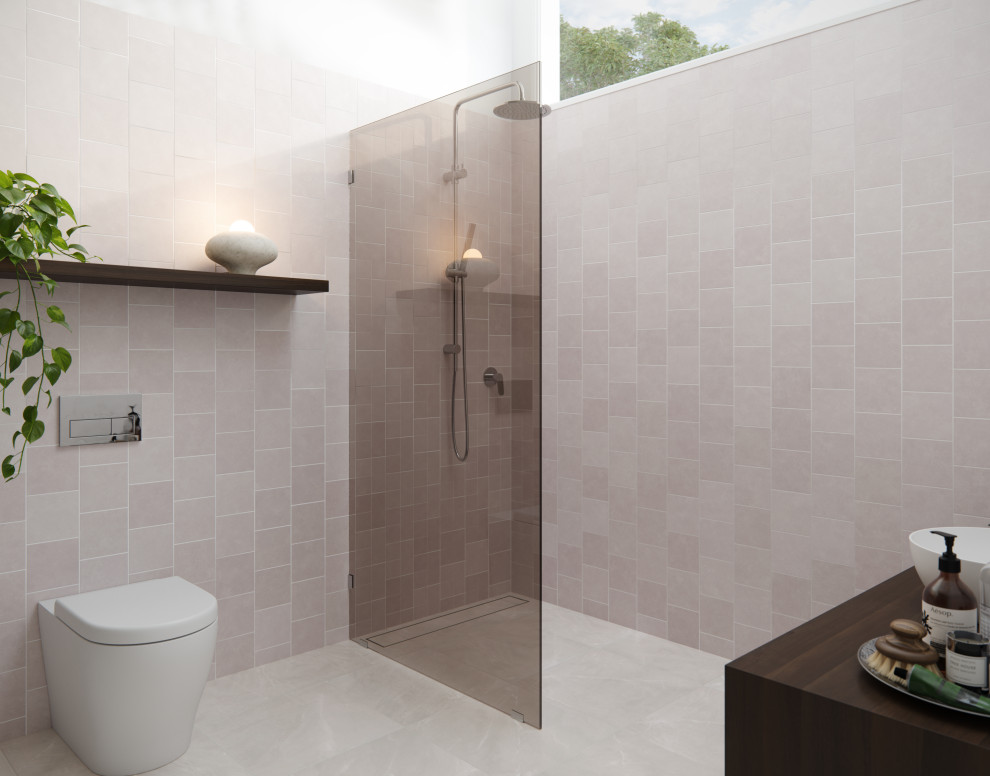 Ursa 36 in. x 78 in. Fully Frameless Fixed Glass Shower Panel With