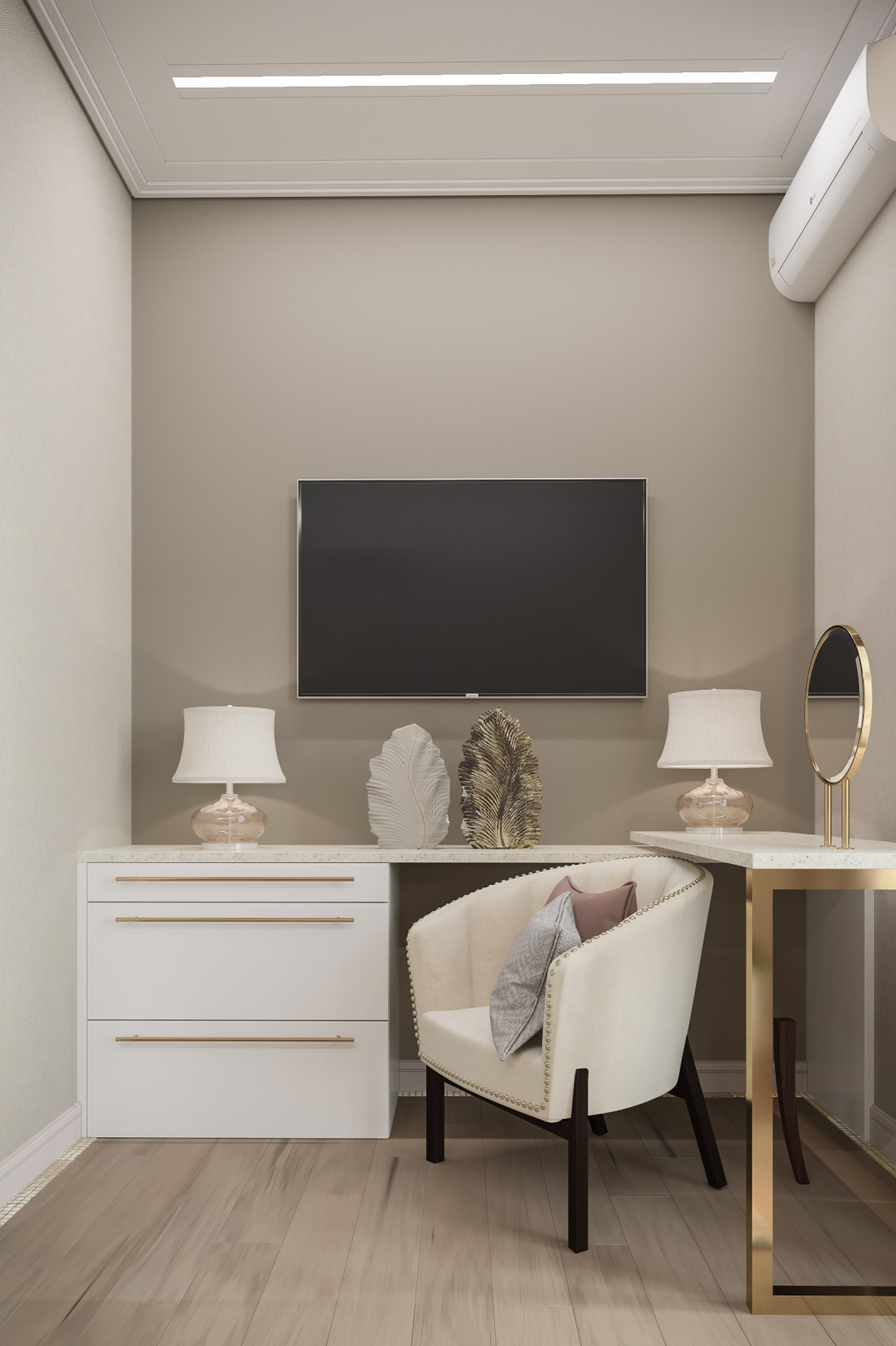 Дизайн проект квартиры "Элегантная роскошь"