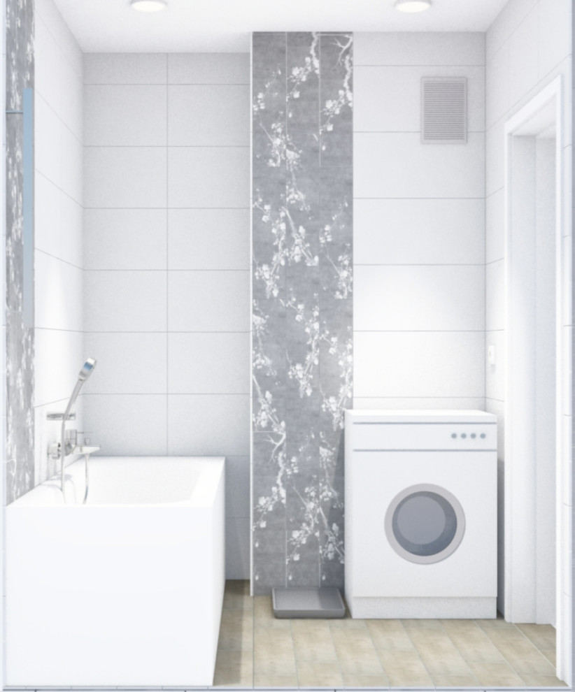 Компактная ванная комната