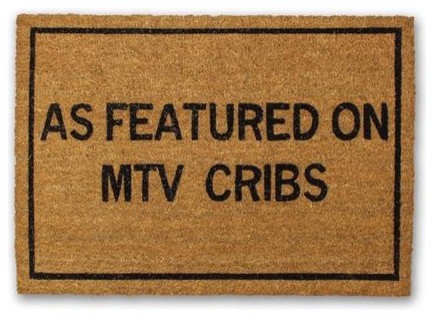 Welcome Mat As Featured On Mtv Cribs Contemporary