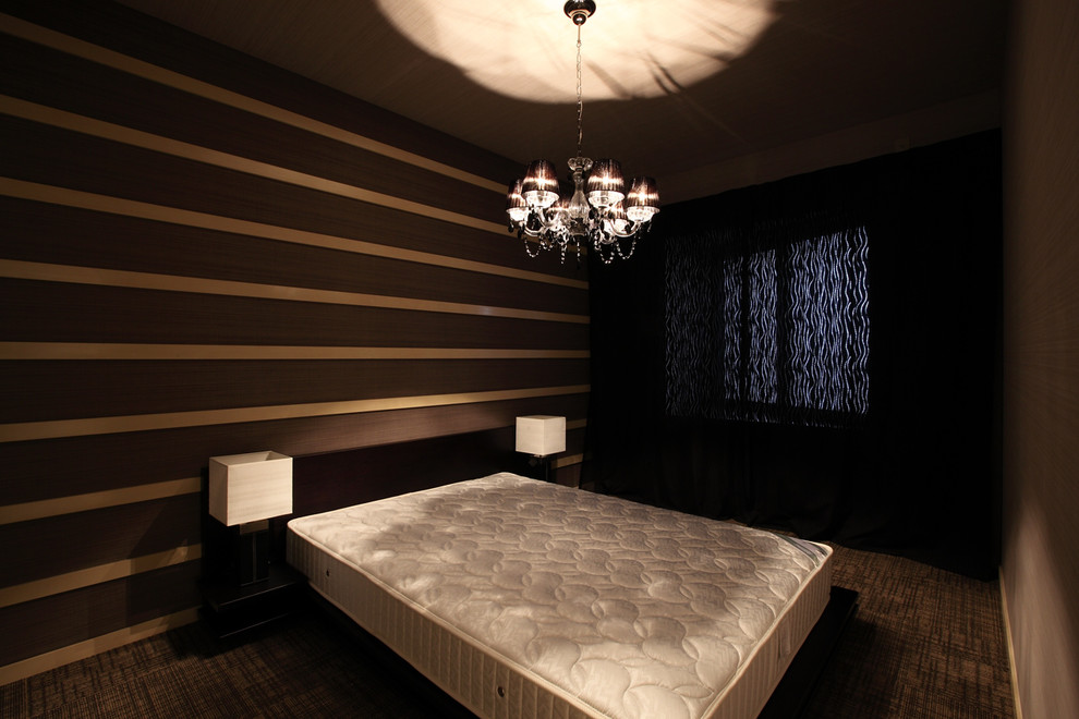名古屋にあるモダンスタイルのおしゃれな寝室のインテリア
