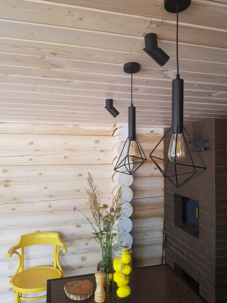 Летняя кухня с русской печью.