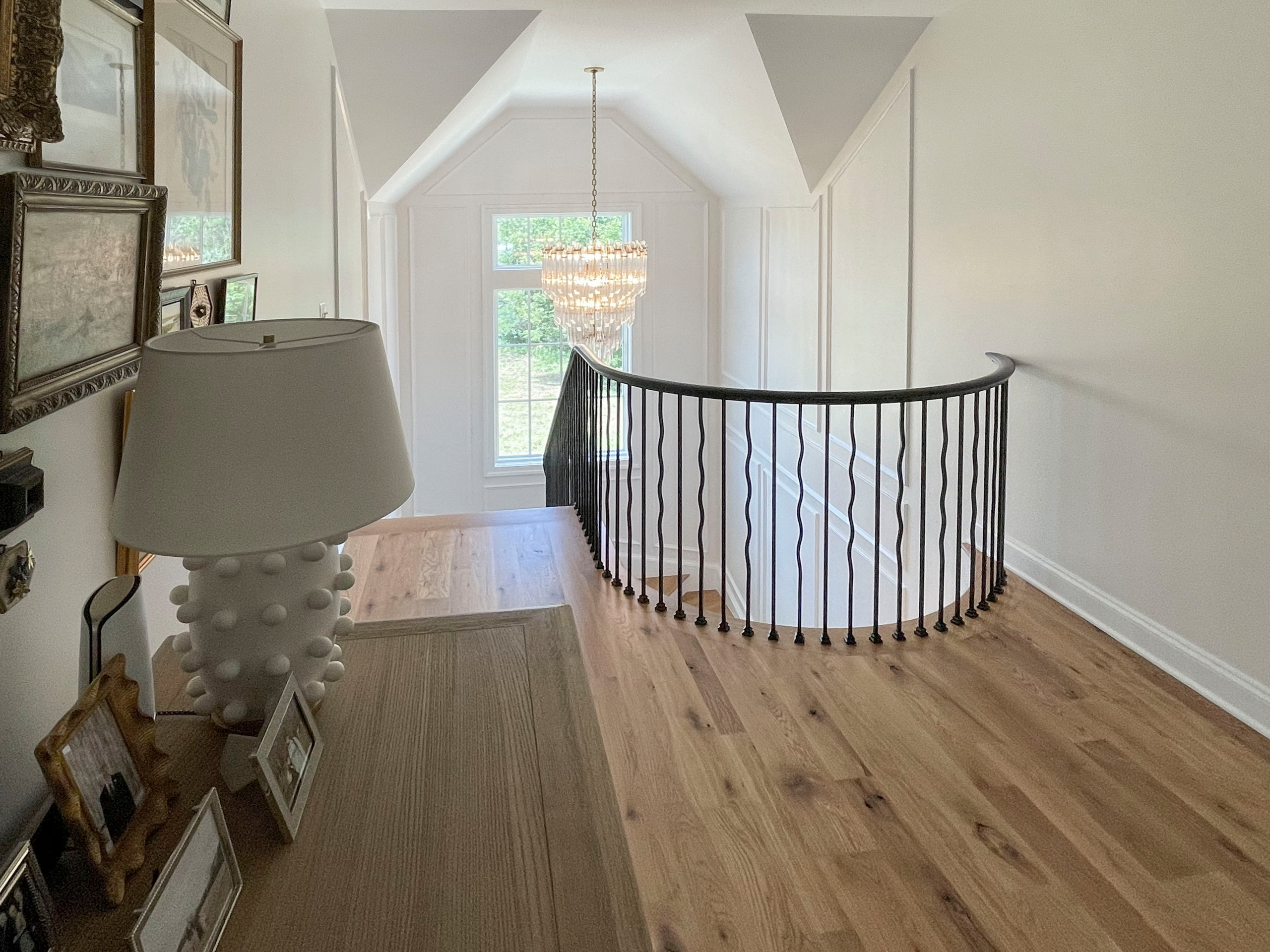 106_Modern Balustrade System Meets Traditional Winding Stairs, Aldie VA  20105