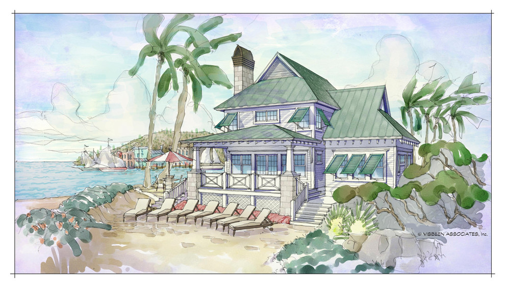 Inspiration for a beach style exterior in Grand Rapids.