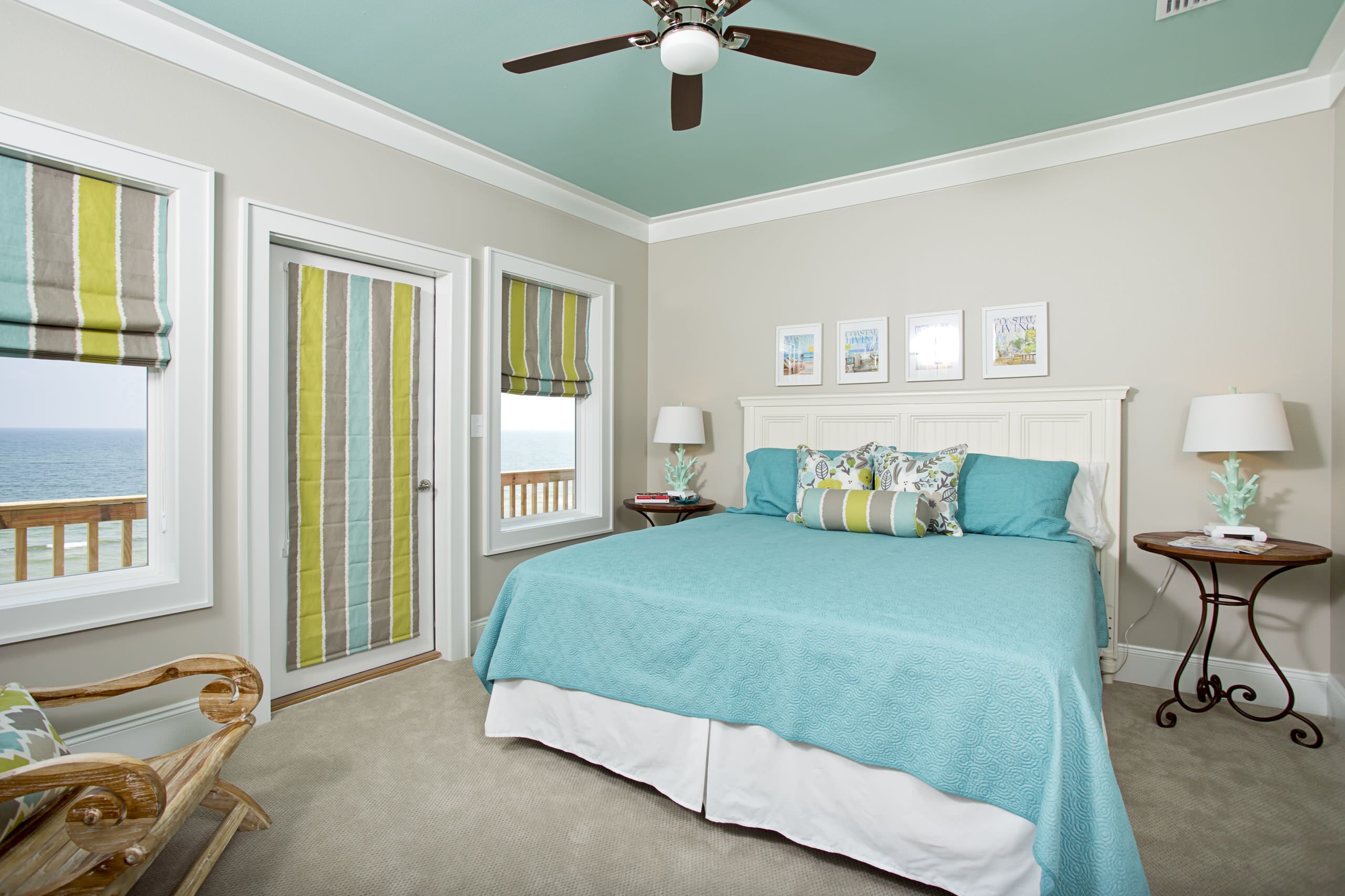 Heads-Up Hues: 10 Bold Ceiling Colors