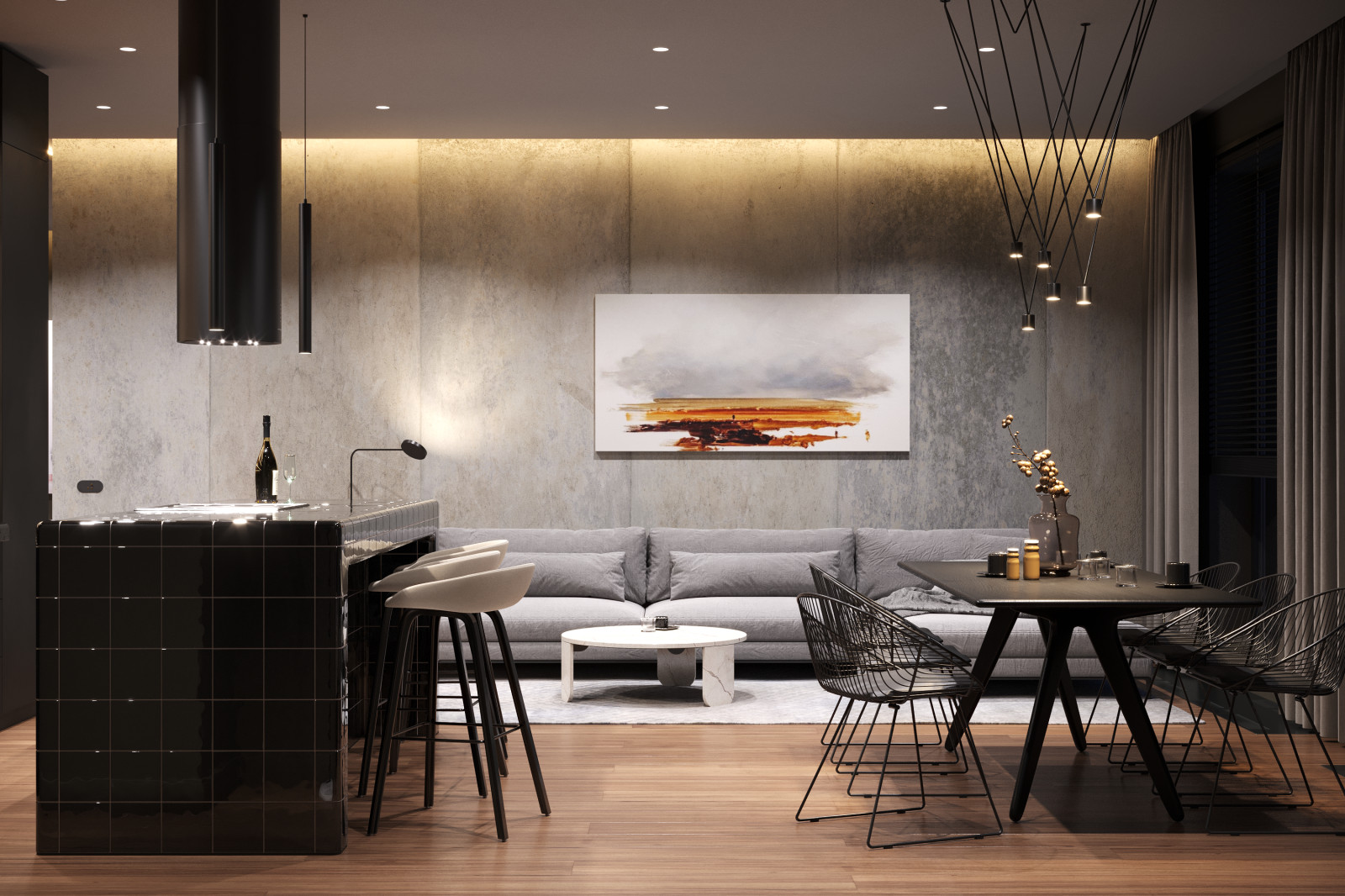 Современный строгий и стильный