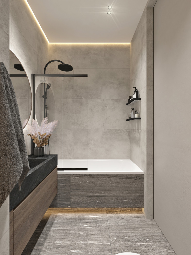 Минимализм для молодой семьи в ЖК Wellton Towers, г. Москва