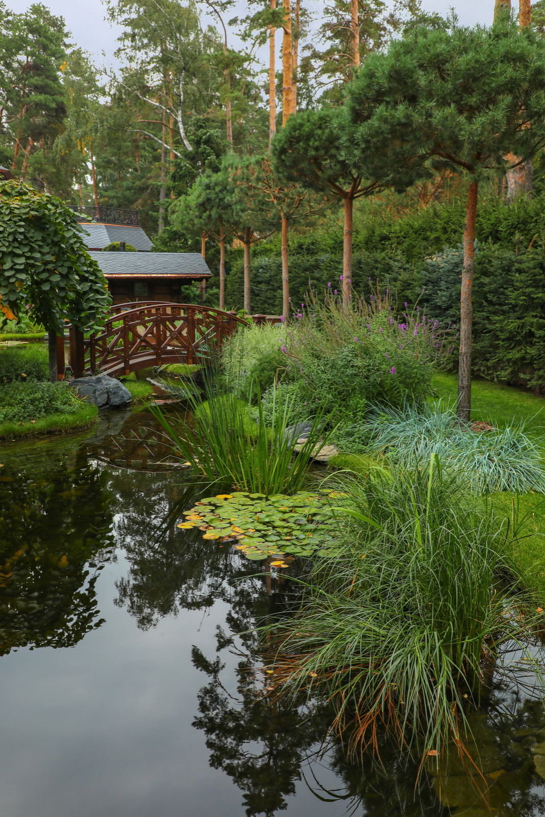 Коттеджный сад в Барвихе (дизайн и исполнение компании "Imperial Garden")