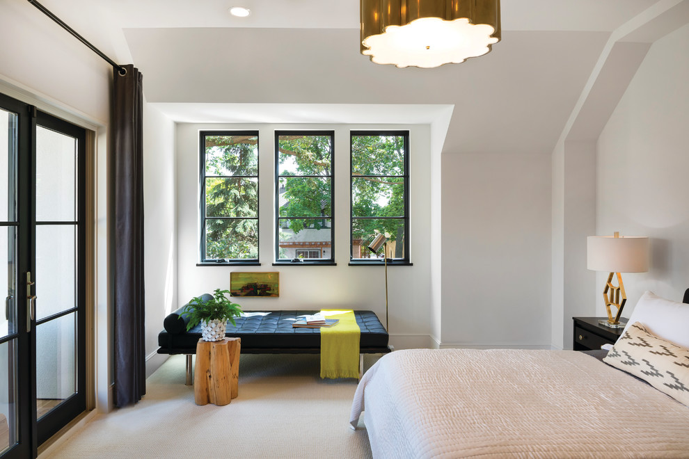 Inspiration for a transitional bedroom in Minneapolis.