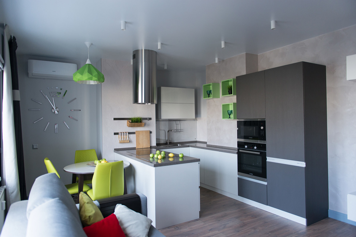 Квартира в современном стиле.