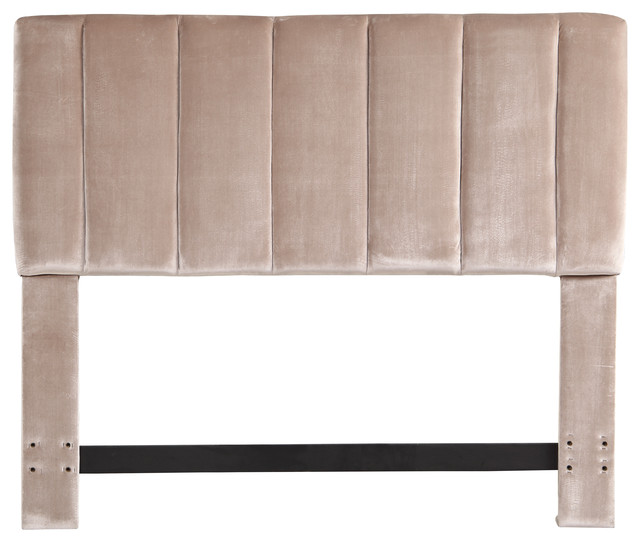 Uriella Taupe Twin Velvet Headboard Transitional Headboards By Uriella Taupe Twin Velvet Headboard Transitional Headboards By Chic Home
