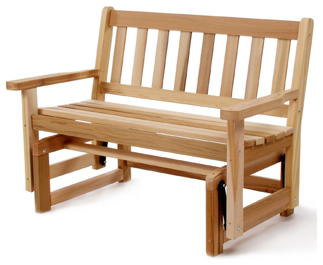 Shop Houzz All Things Cedar Inc. Cedar Patio Glider Outdoor Gliders