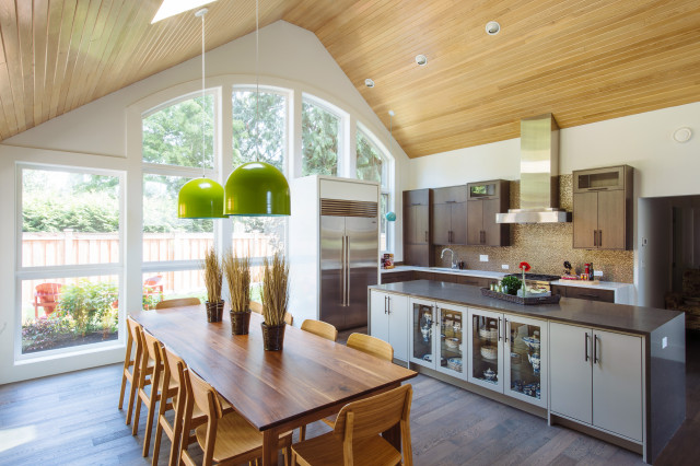 Colourful Contemporary Home contemporary-kitchen