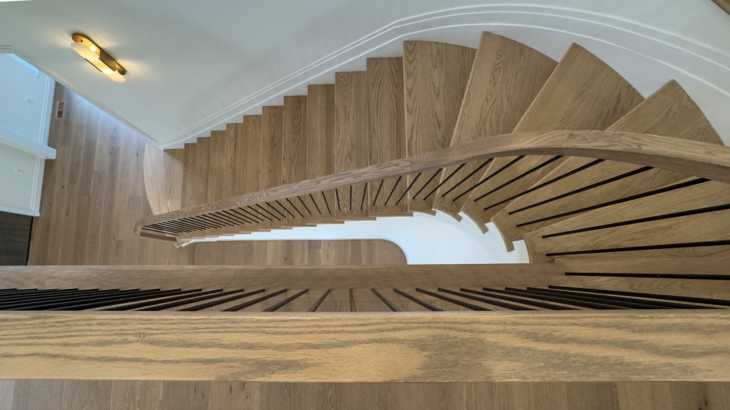 144_Attractive Transitional Staircase in Impressive Modern Home, Vienna VA 22180