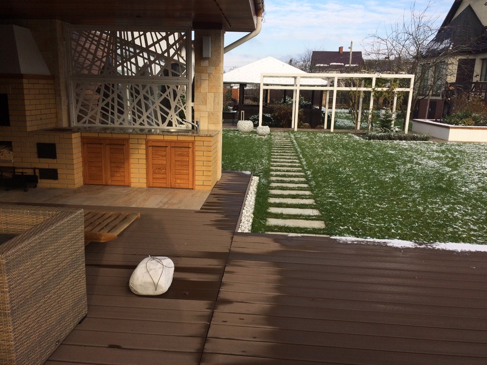 Современный сад для семьи