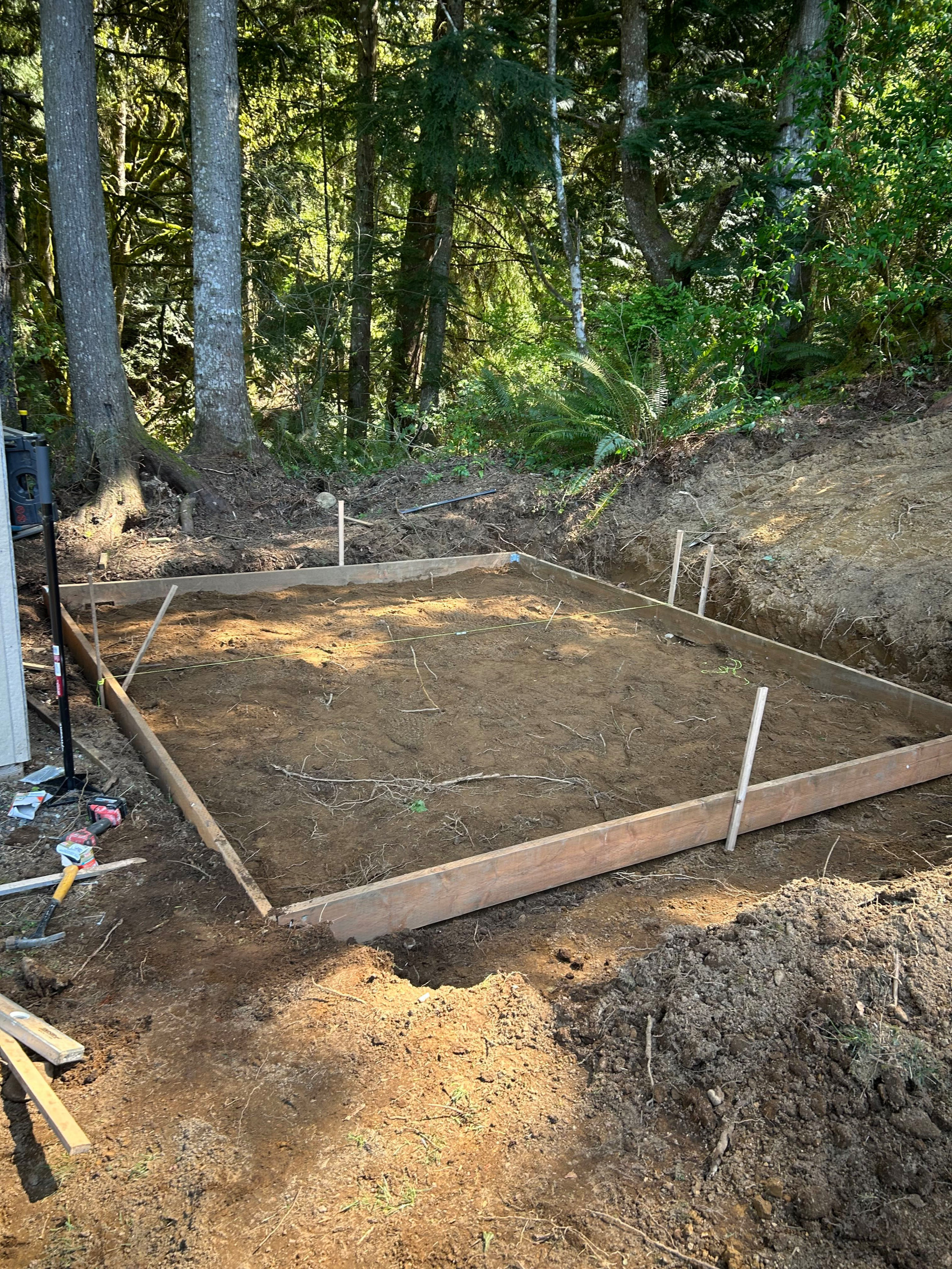 Gravel Shed Pad Installation & Site Grading