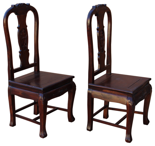 Handmade Chinese Old Shanghai Solid Redwood Rosewood Chair hwk2601, 2
