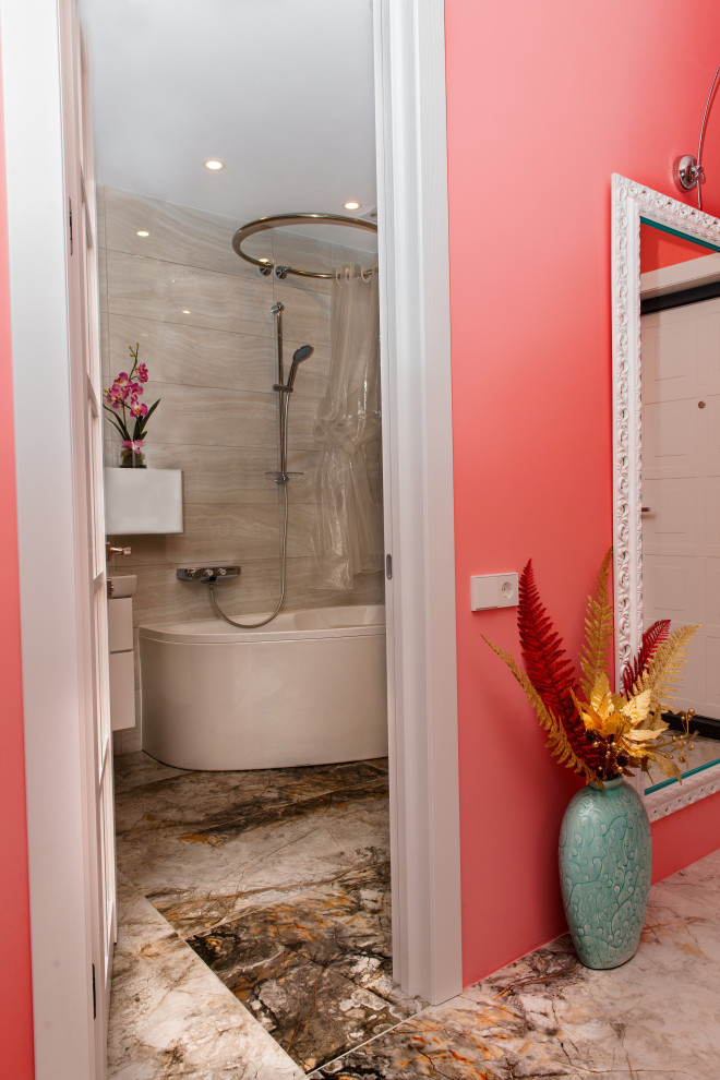 Квартира в цвете «соблазнительный коралл». ЖК «Лайнер»