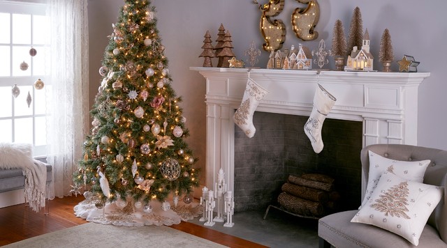 Christmas contemporary-vardagsrum